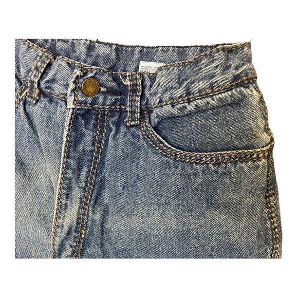 Vintage Jordache High Waist  Jeans 90s Mom Straight Braided Stitch Sz 26 Western - Picture 5 of 9